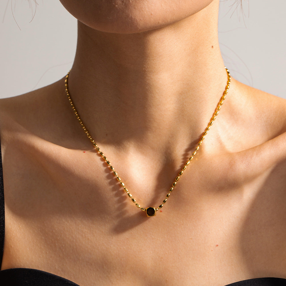 Cube Pendant Chain