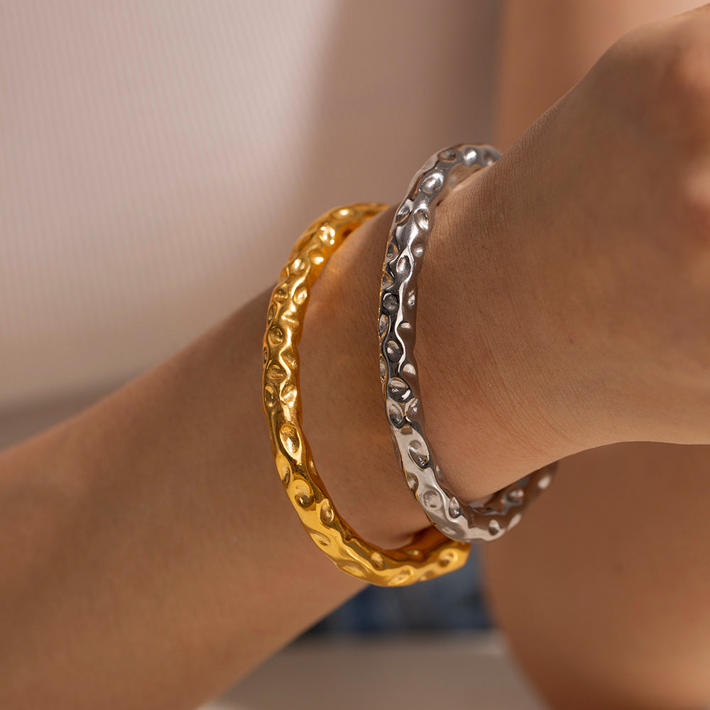 Ridged Surface Bracelet