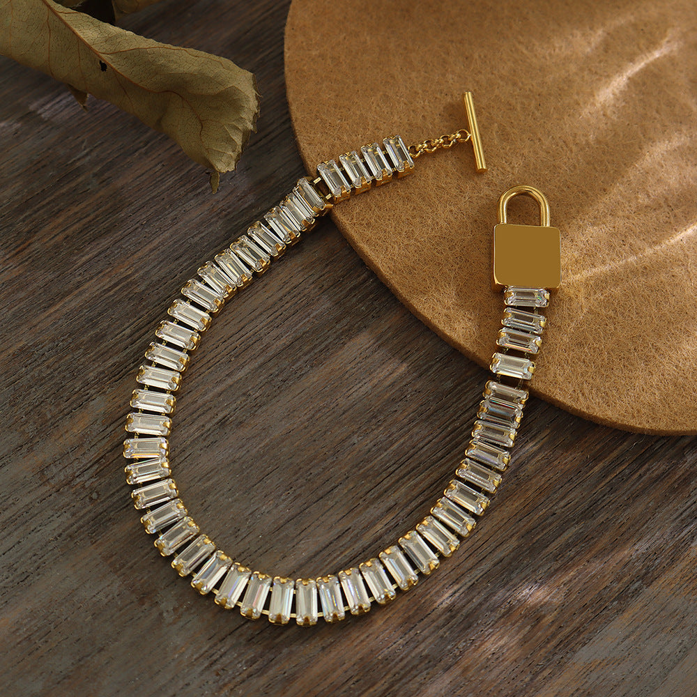 Modern Tennis Bracelet