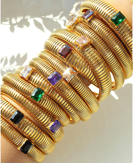 Milipede Stone Bracelet