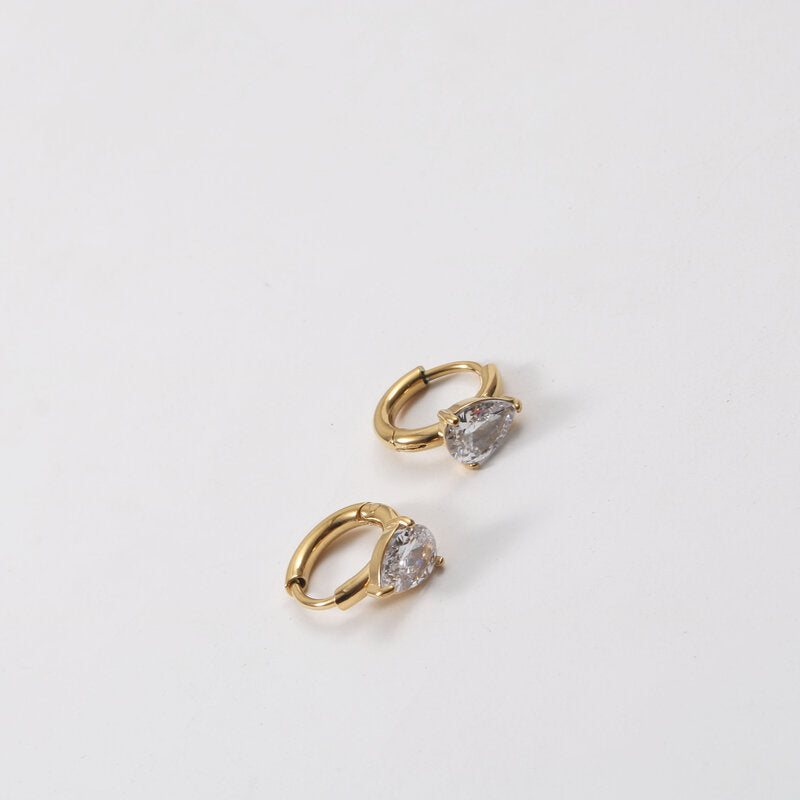 Diamond Hoop Earrings