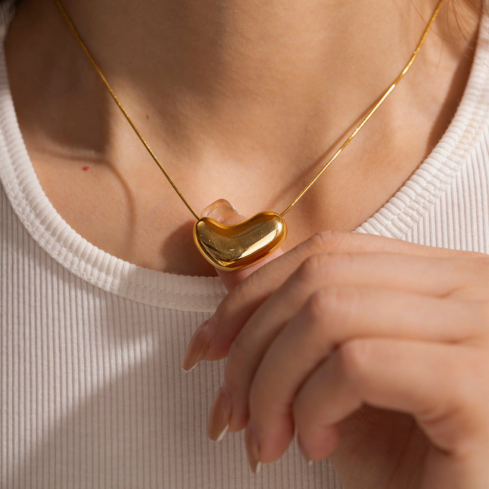 Solid Heart Necklace