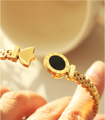 Roman Numeral Love Bracelet