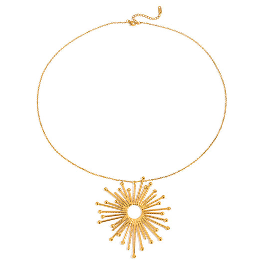 Aura Burst Pendant Necklace