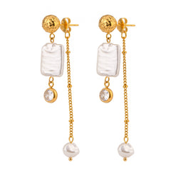Opulent Pearl Dangles