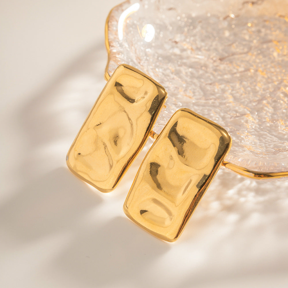 Rippled Aura Studs