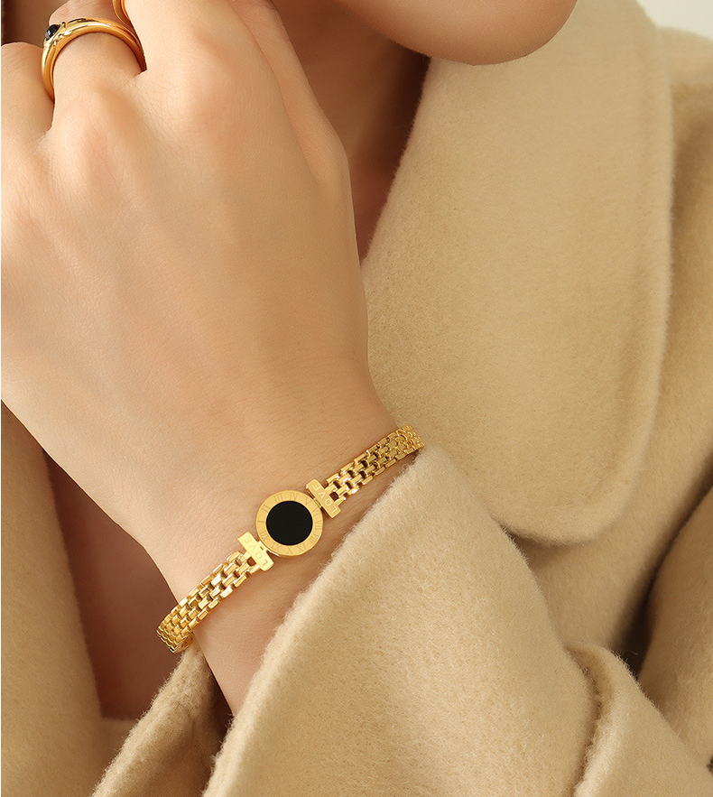Roman Numeral Love Bracelet