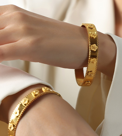 Flower Stone Bracelet