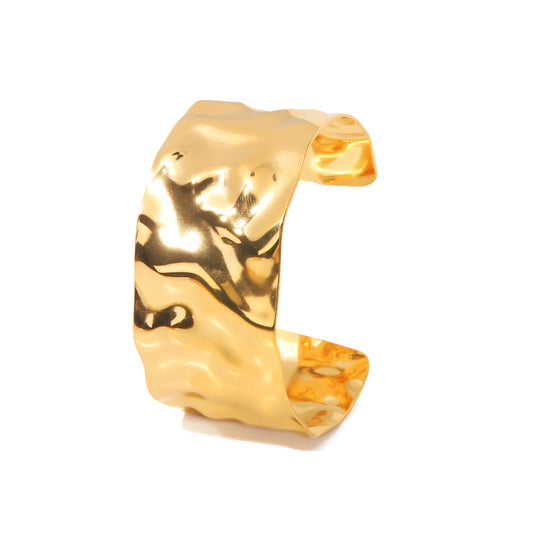 Golden Ridged Bracelet