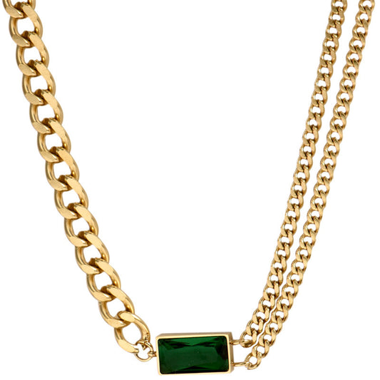 Emerald Link Necklace