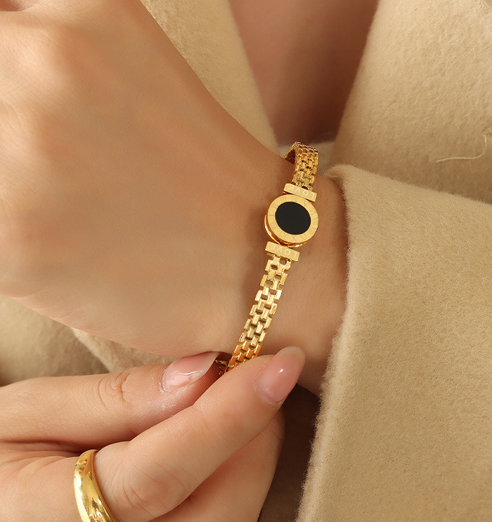 Roman Numeral Love Bracelet