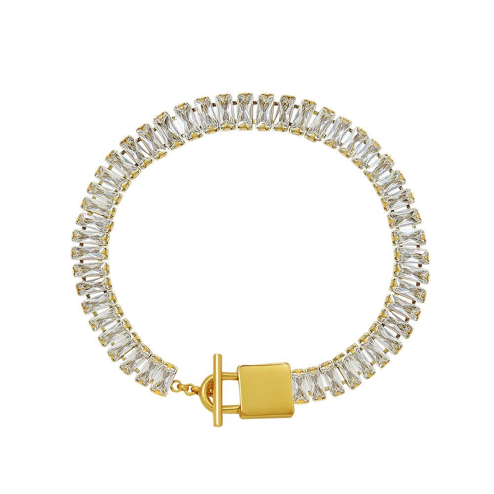 Modern Tennis Bracelet