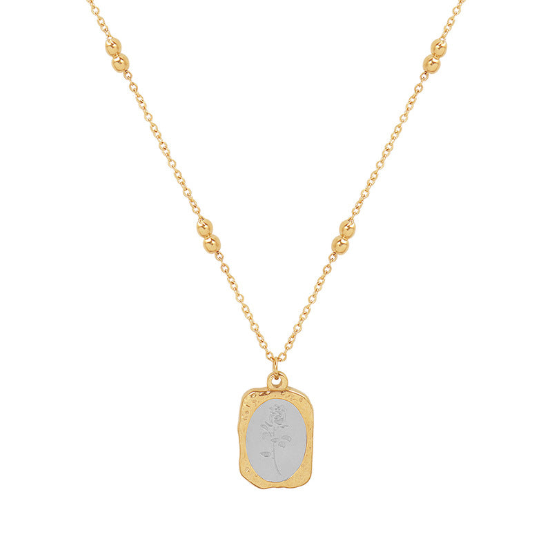 Flower Ridge Chain Necklace