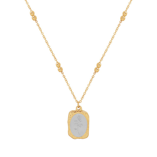 Flower Ridge Chain Necklace