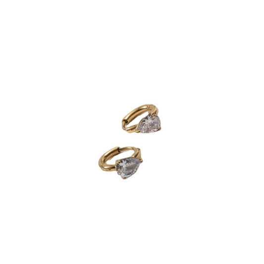 Diamond Hoop Earrings