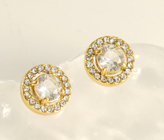 Studded Ring Earring