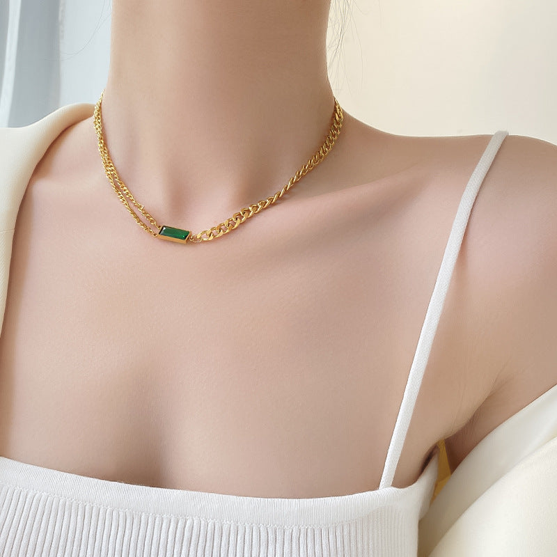 Emerald Link Necklace