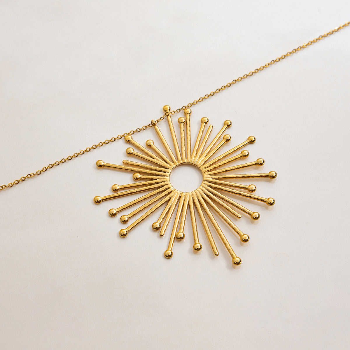 Aura Burst Pendant Necklace