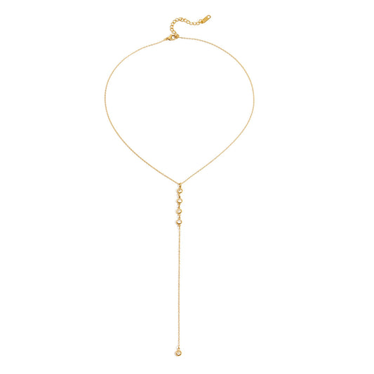 V - Neckline Drop Chain Necklace