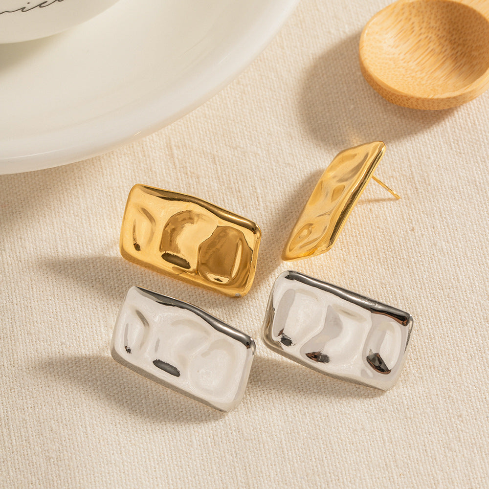 Rippled Aura Studs