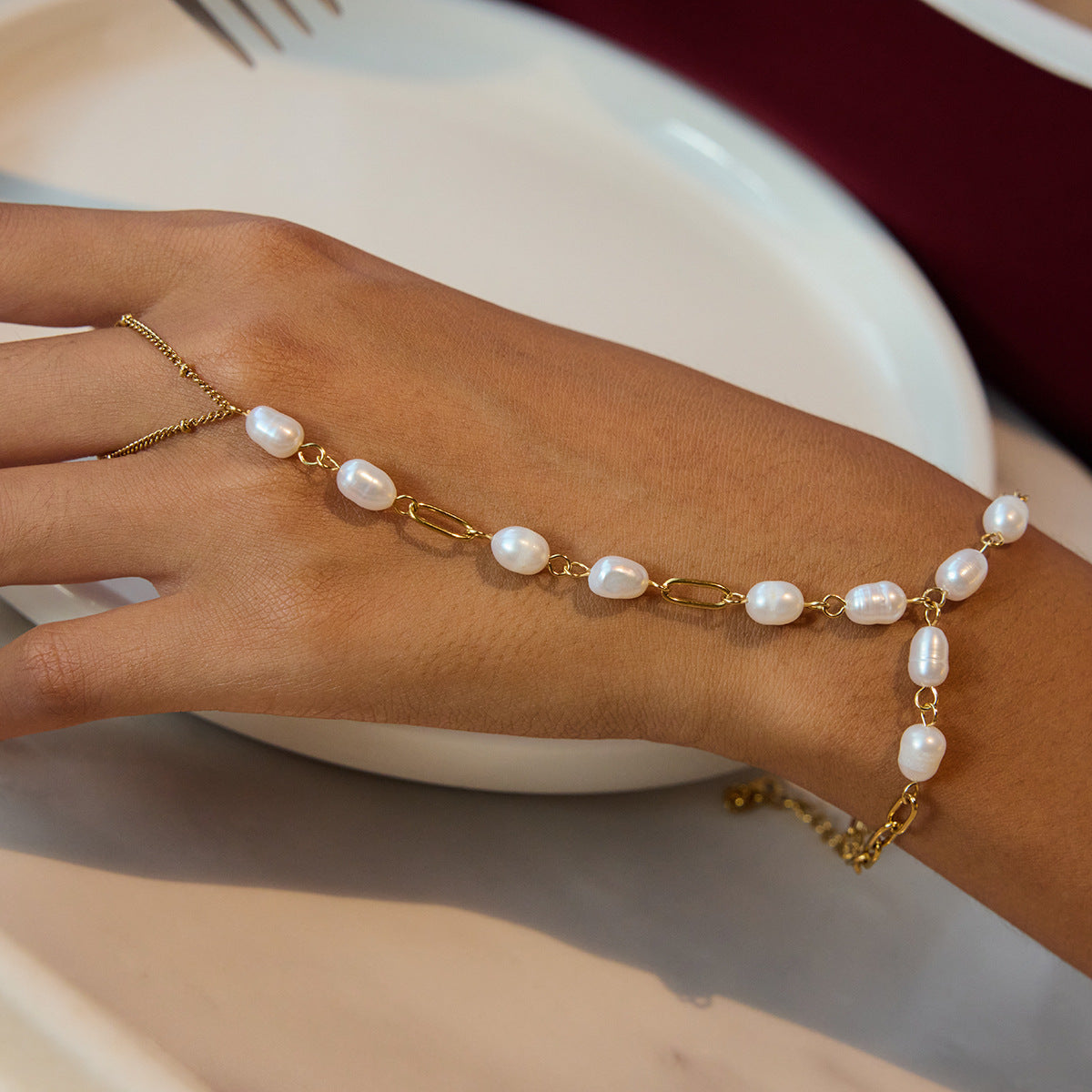 Beaded Ring Bracelet