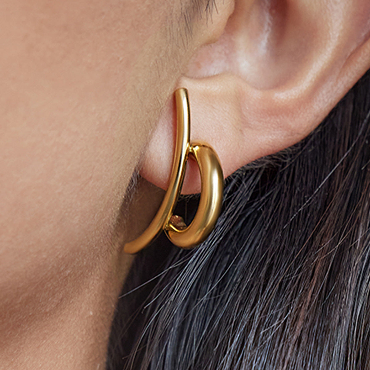 Lunar Arc Earrings