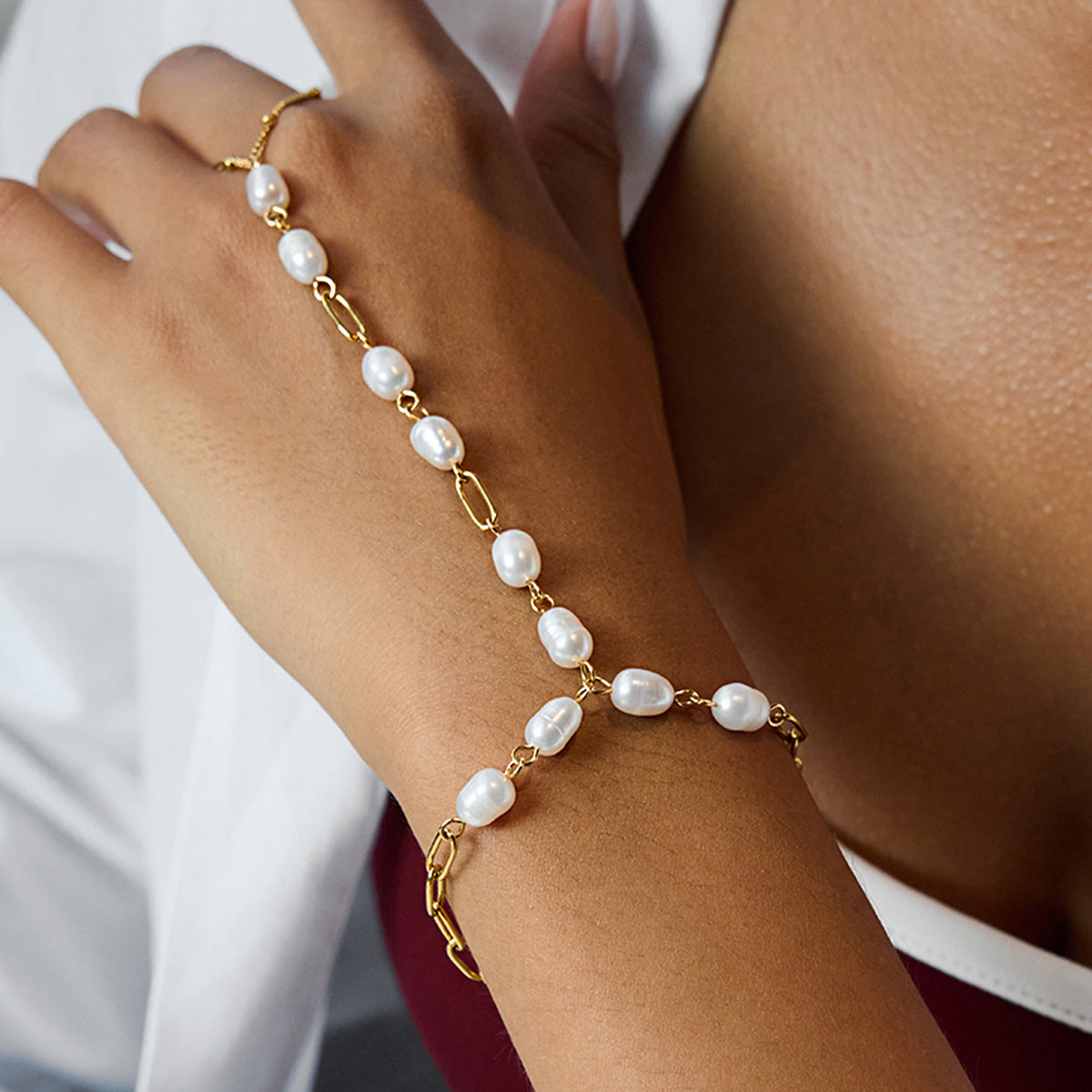 Beaded Ring Bracelet