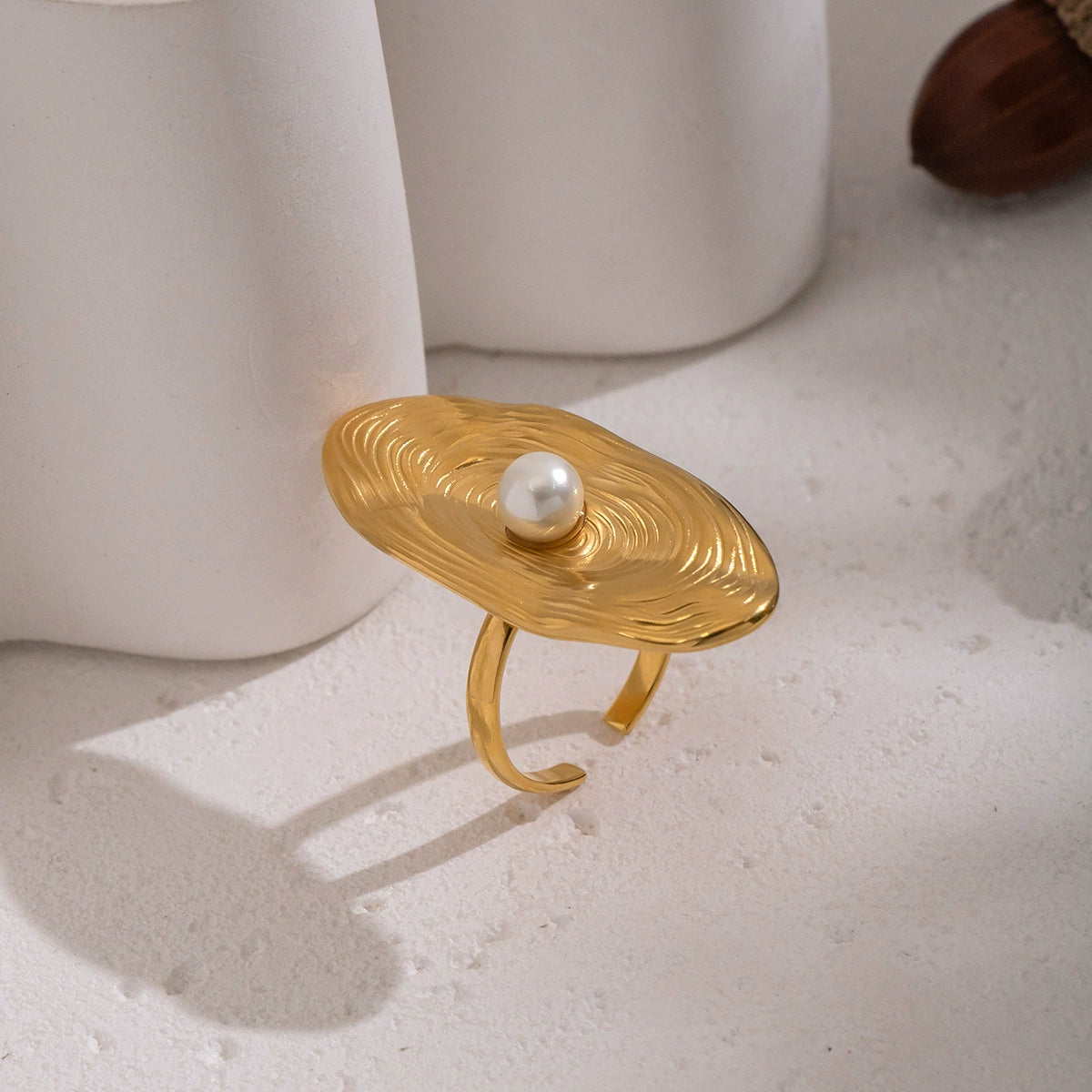 Oceanic Pearl Ring
