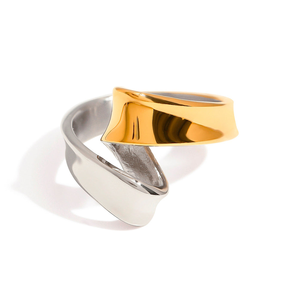 Two Toned Solid Ring