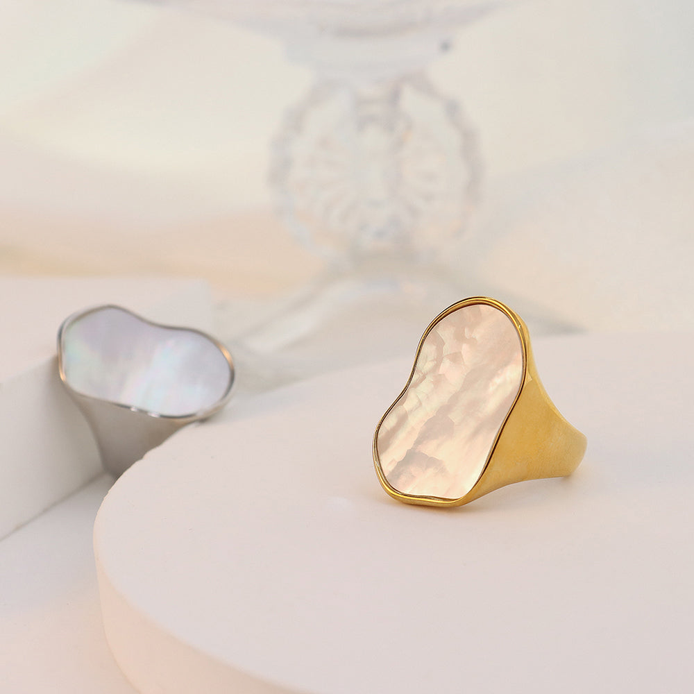 Marble Amoebic Ring
