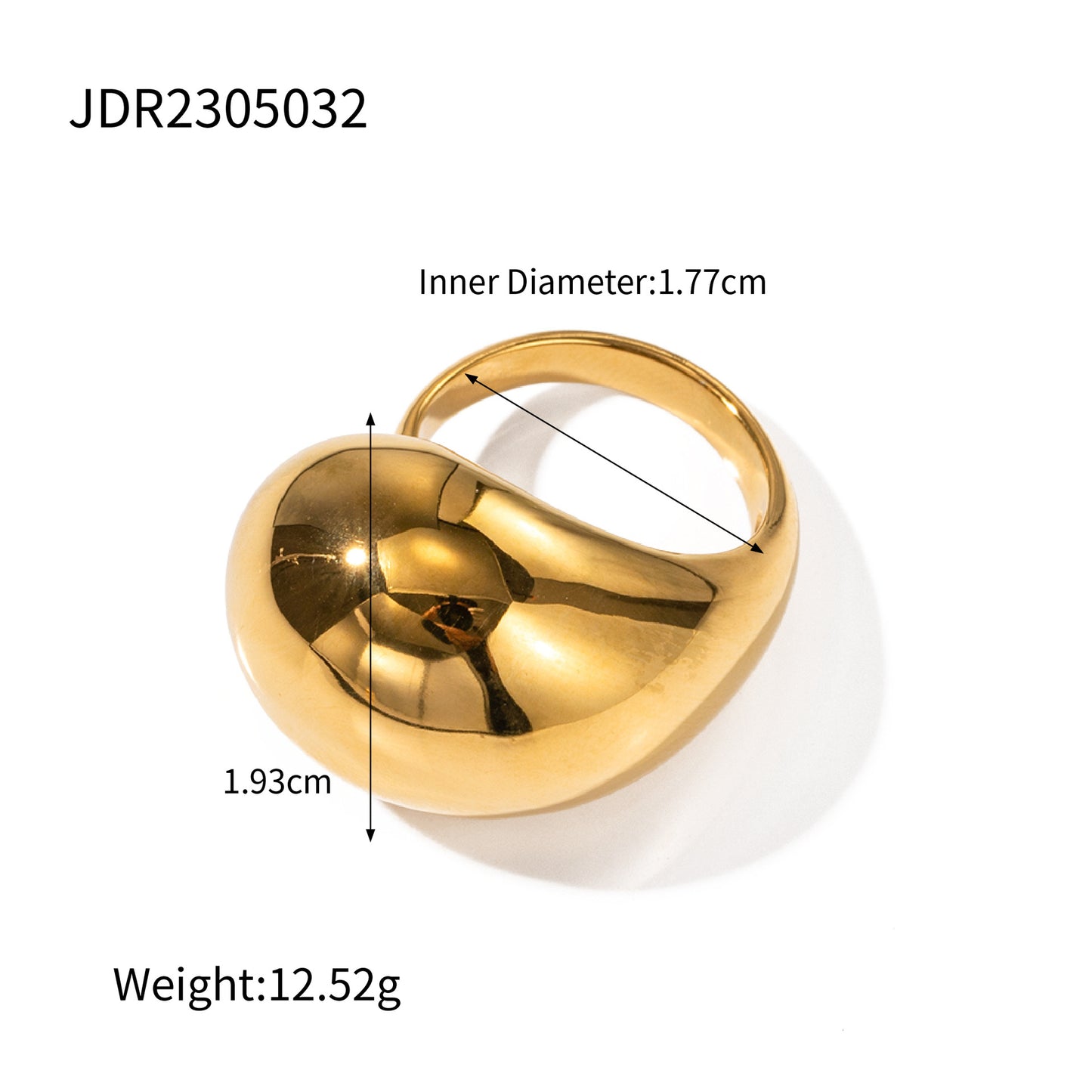Big Button Ring