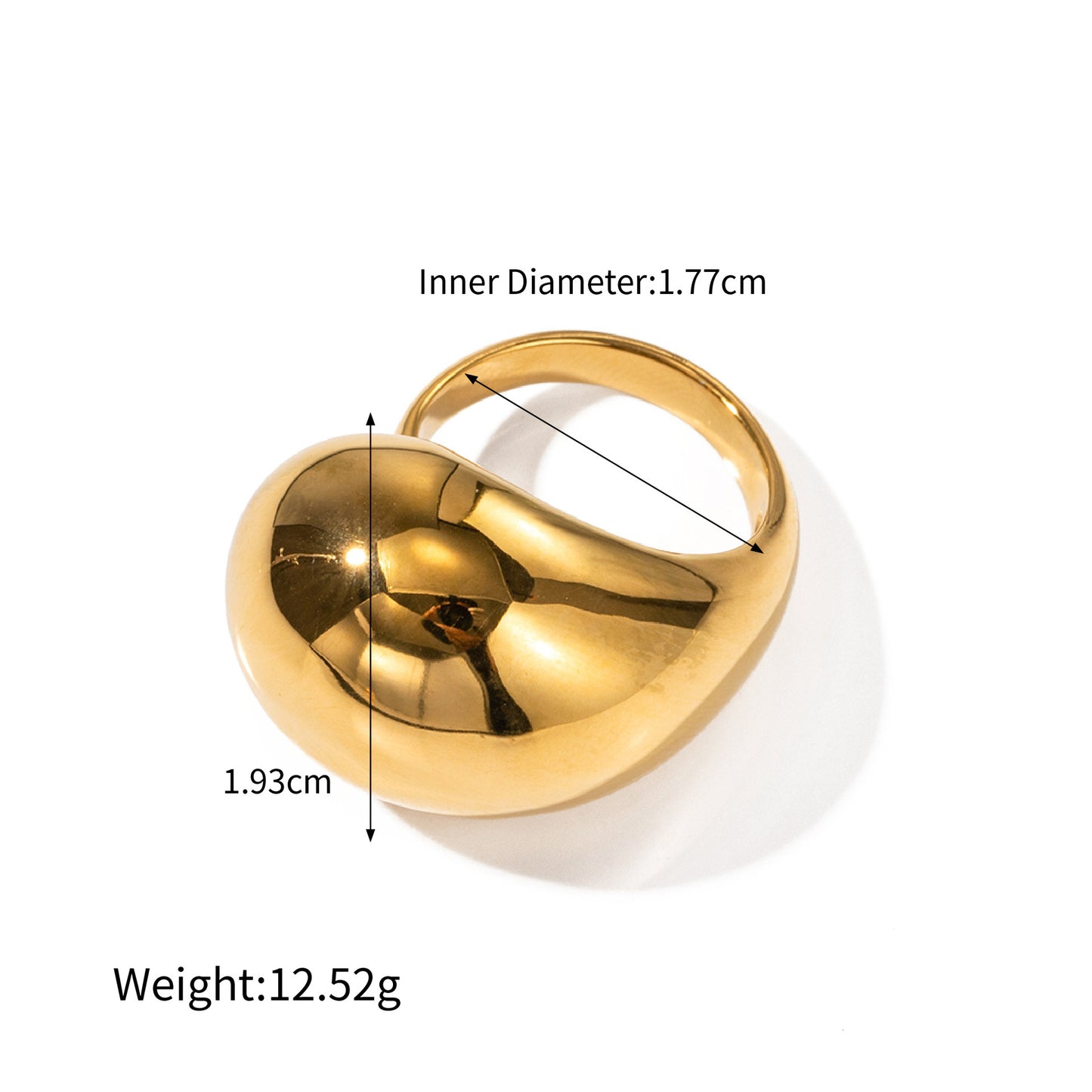 Big Button Ring